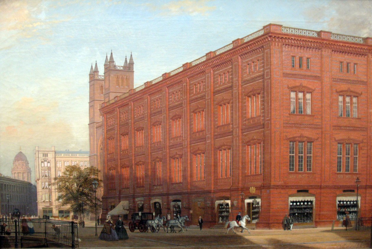 Bygningsakademiet i Berlin af Eduard Gaertner