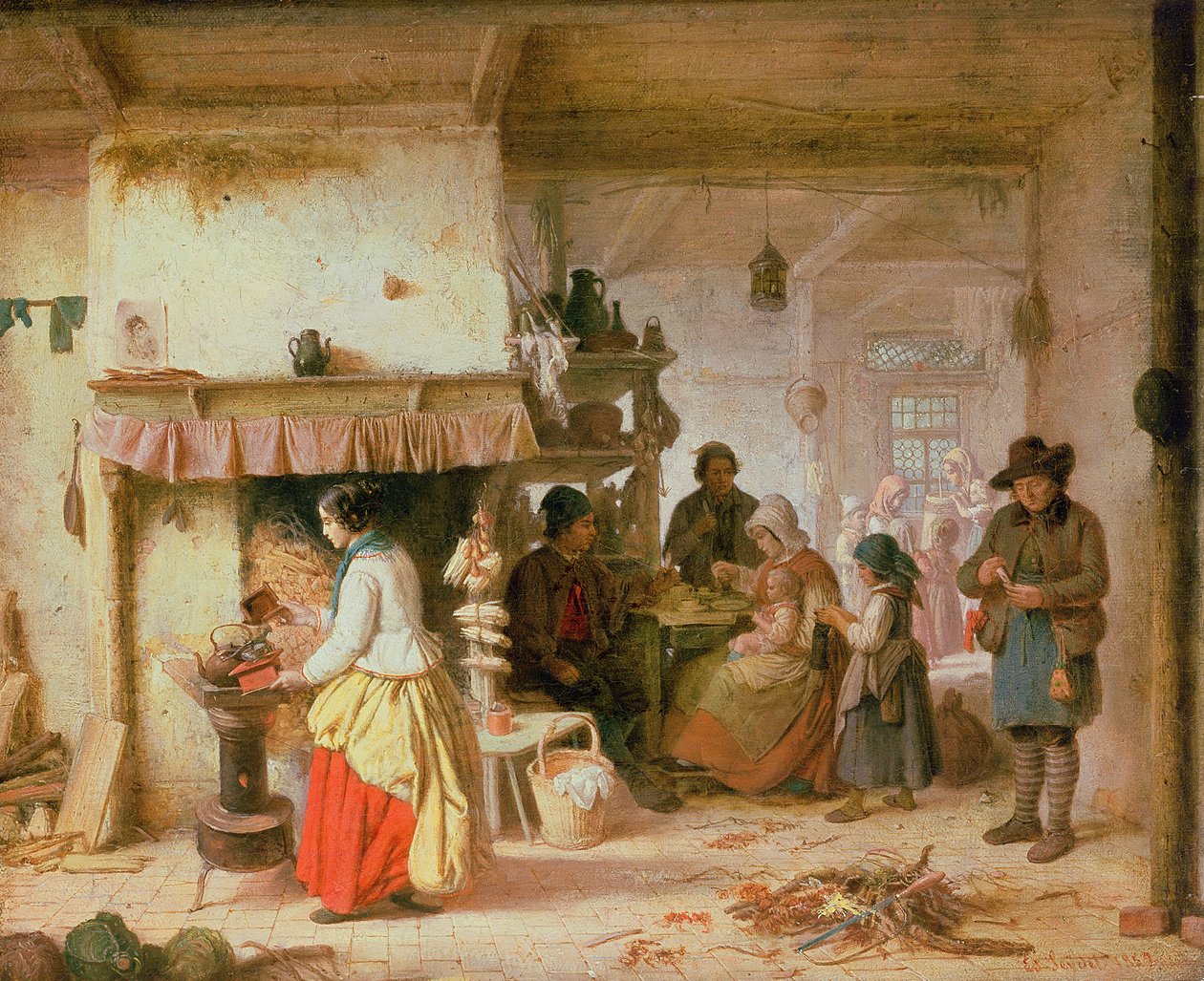 Kaffe pause af Eduard Gustav Seydel