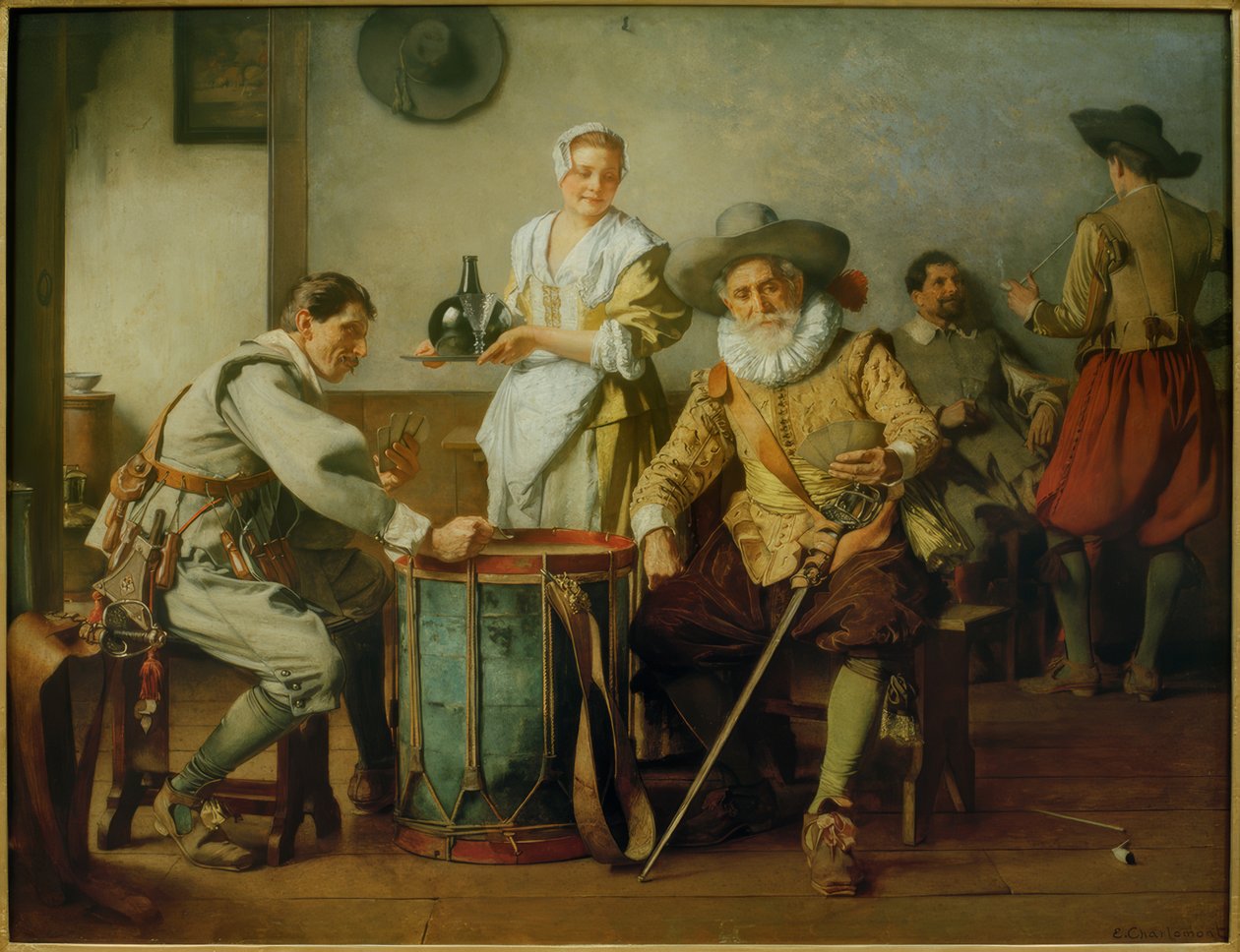 Kortspiller af Eduard Charlemont