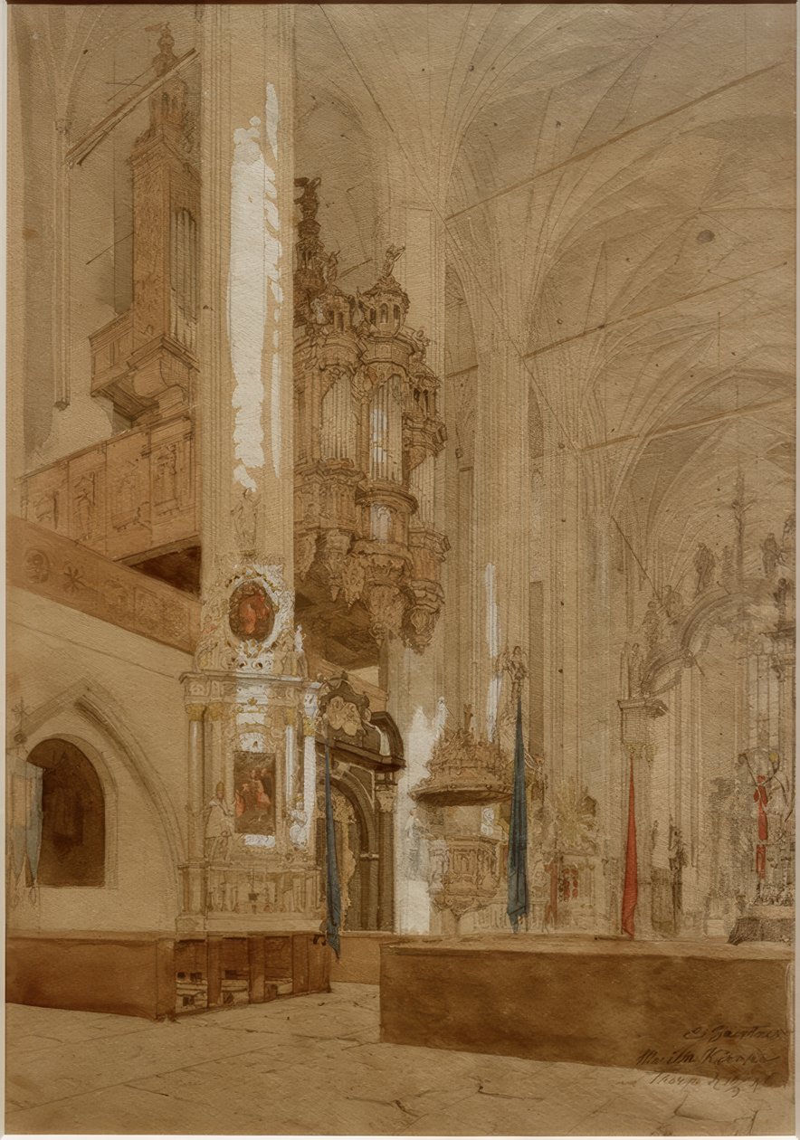 Marienkirche zu Thorn af Eduard Gärtner