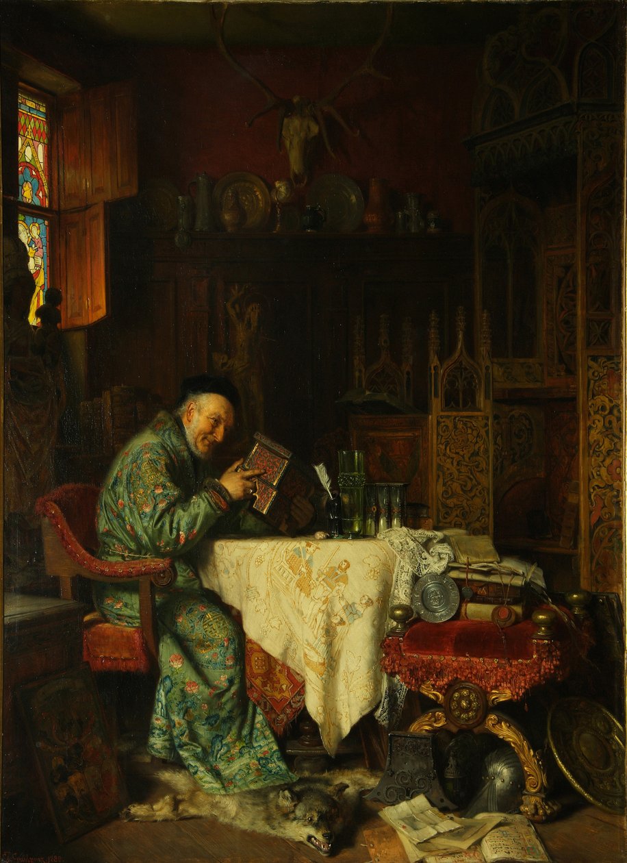 Samleren, 1880 af Eduard Gruetzner von