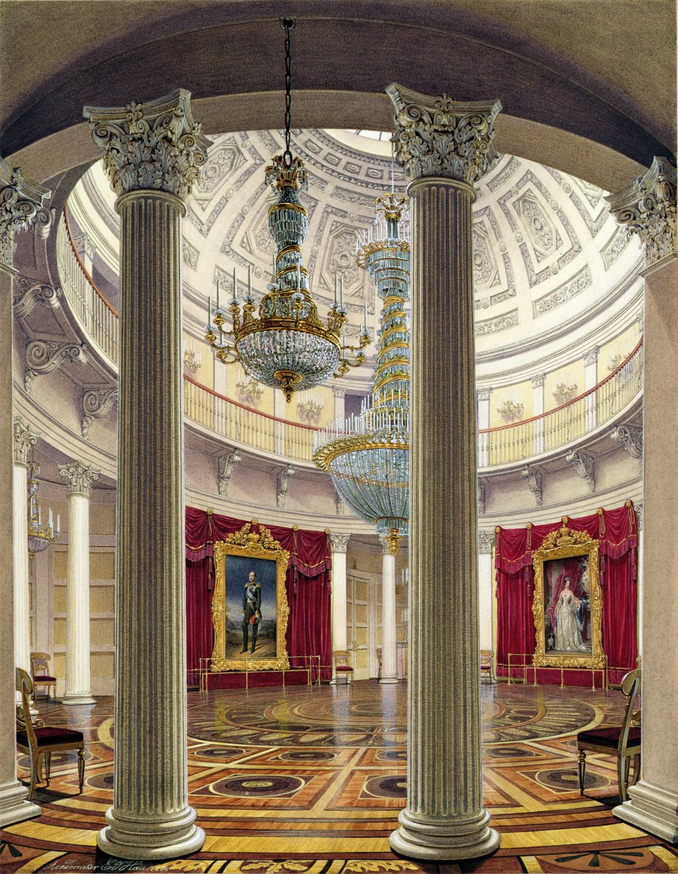 Rotunden, Vinterpaladset, 1862 af Eduard Hau