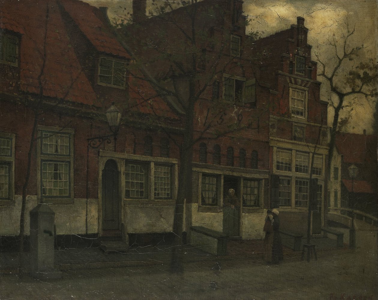 Huse på Breedstraat, Enkhuizen af Eduard Karsen
