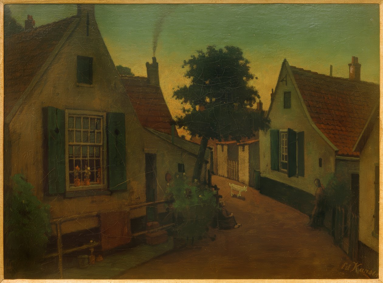 Gade i Domburg af Eduard Karsen