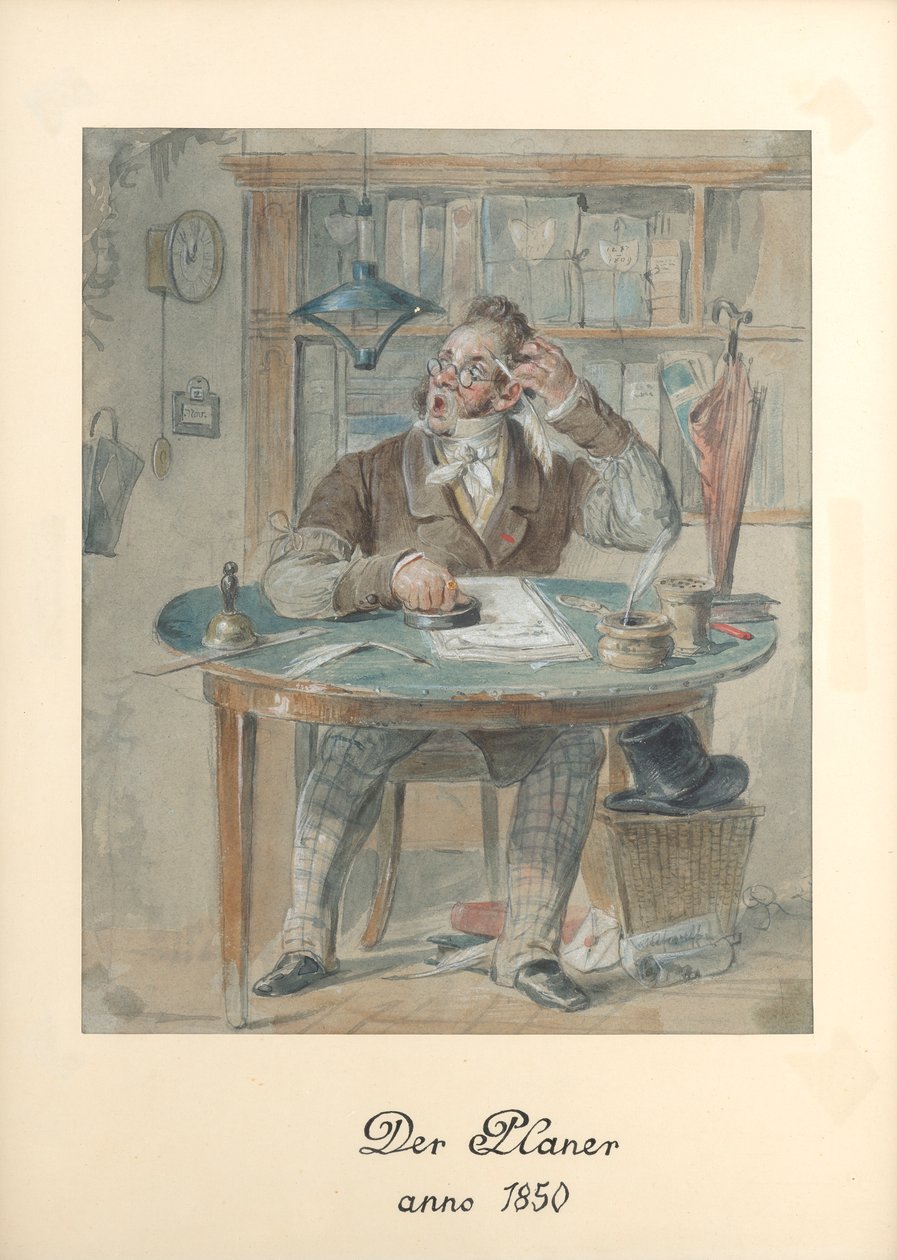 Biedermeier-embedsmanden af Eduard Ritter