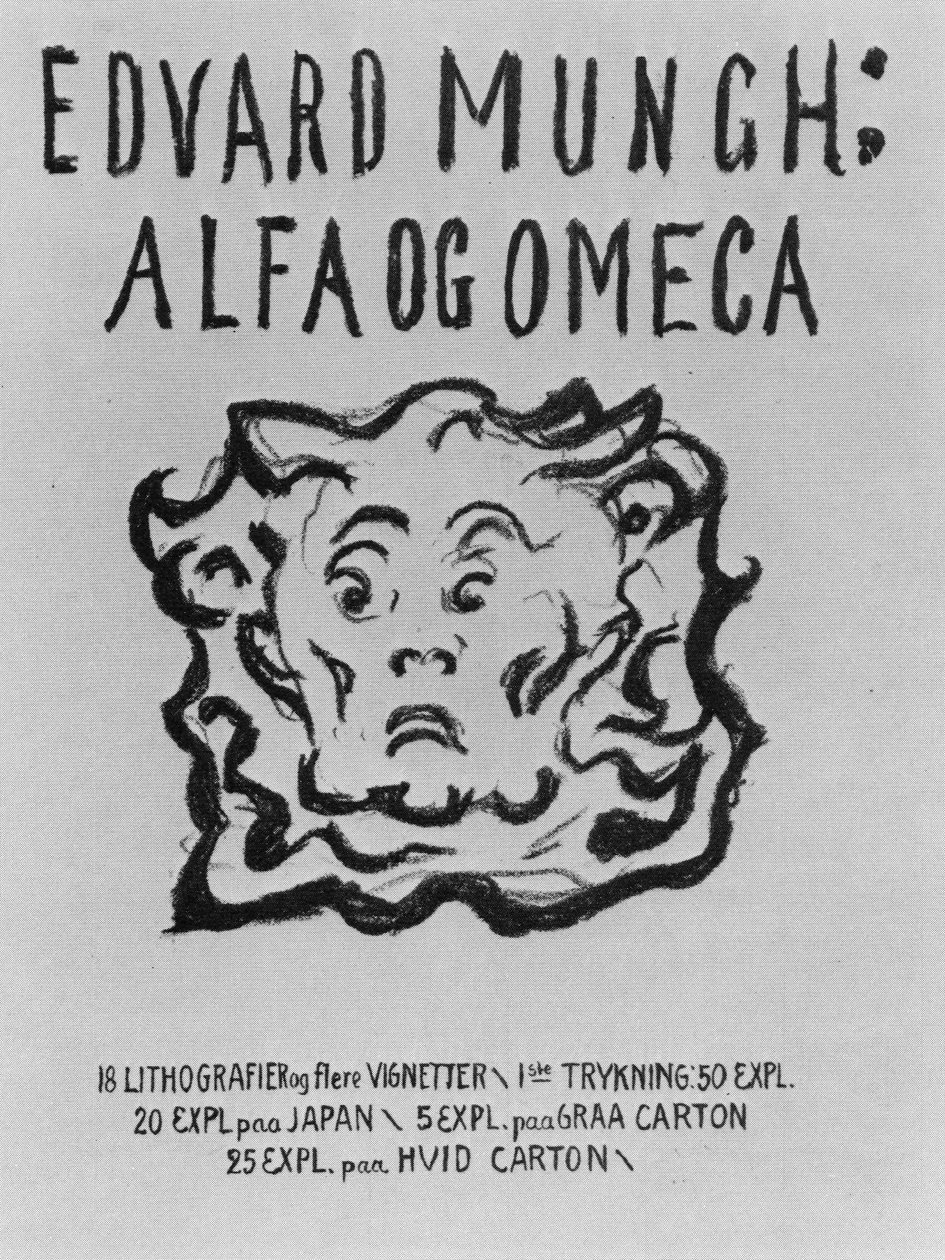 Alfa Og Omega af Edvard Munch
