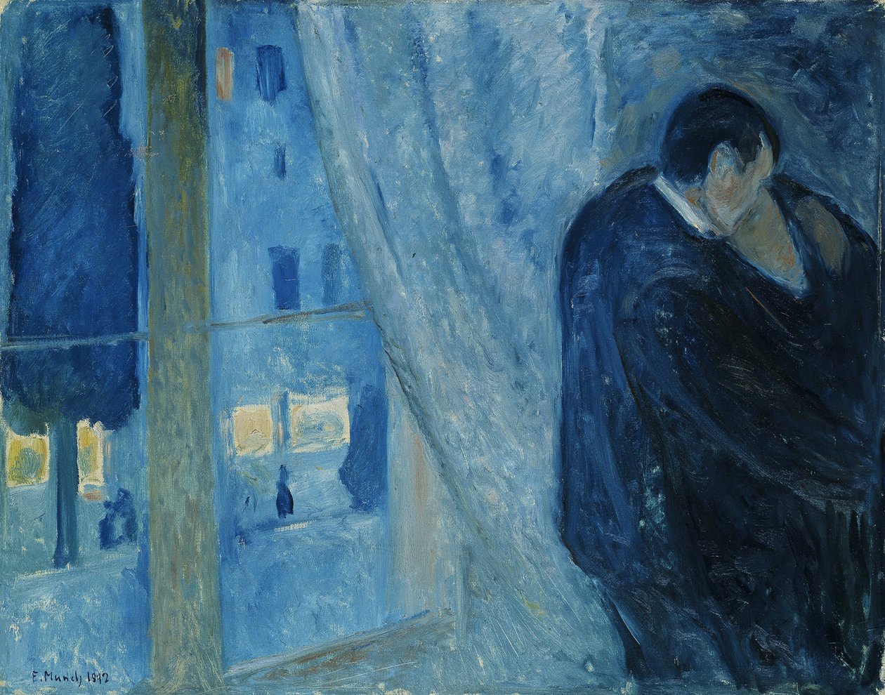 Kys ved vinduet af Edvard Munch