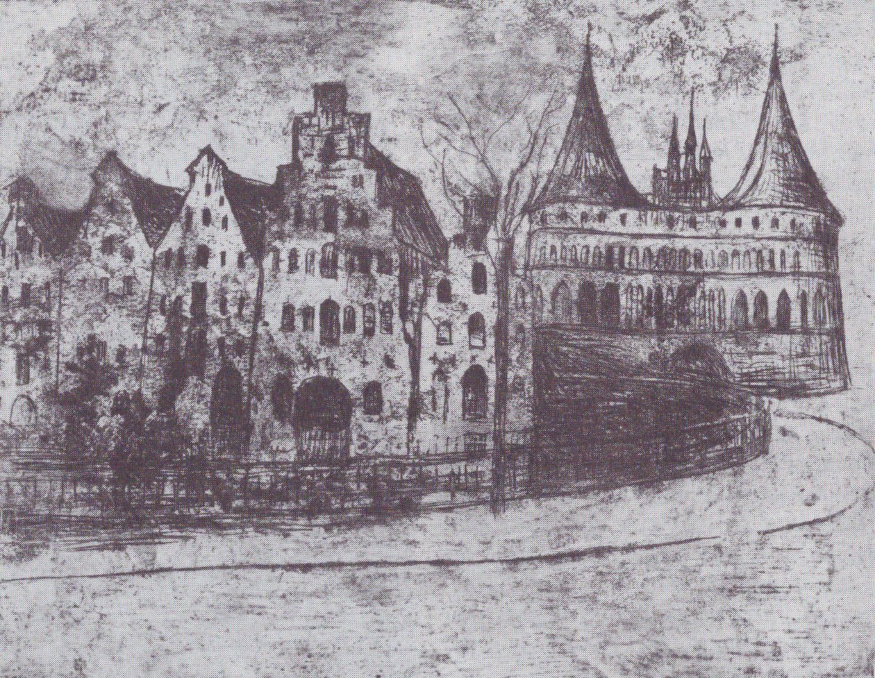Lübeck af Edvard Munch