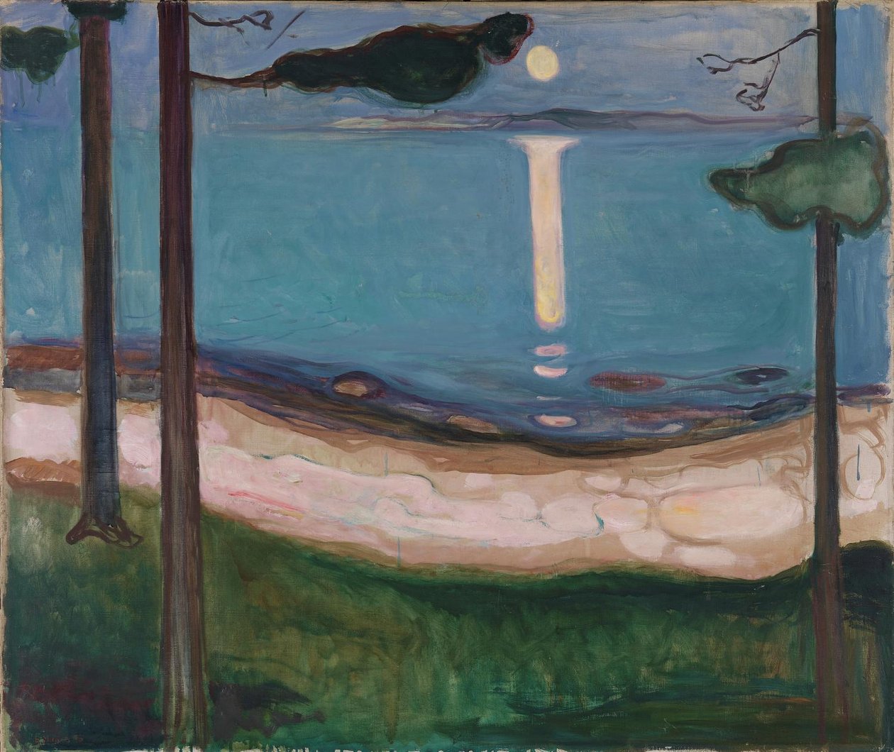 Måneskin af Edvard Munch