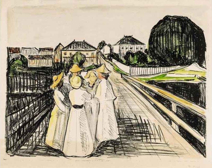 På broen af Edvard Munch