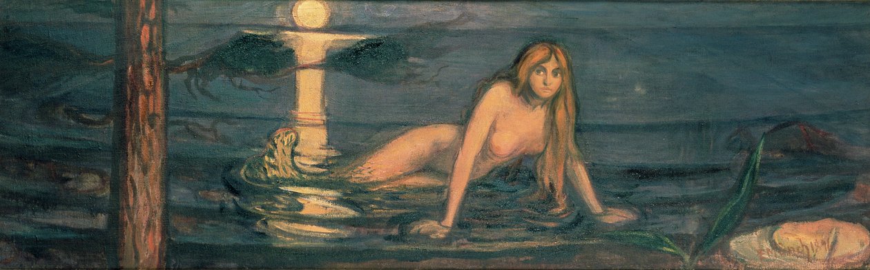 Fruen fra havet, 1896 af Edvard Munch