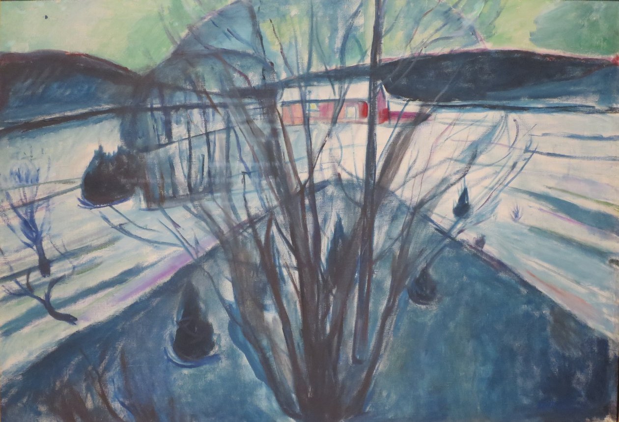 Vinternat, Ekely af Edvard Munch