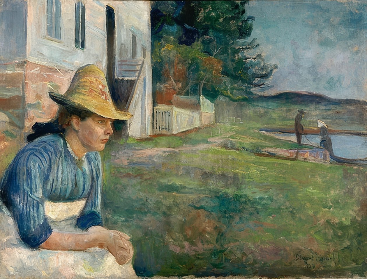 Aften. 1888 af Edvard Munch