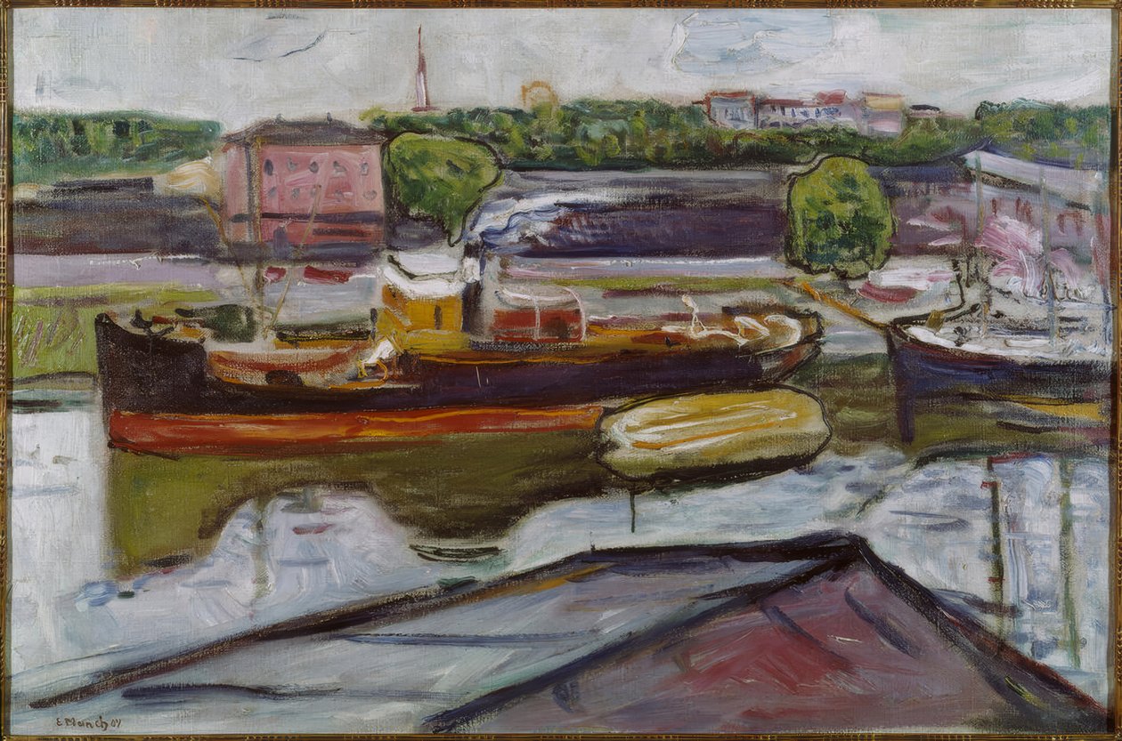 På rejsen i Lübeck af Edvard Munch