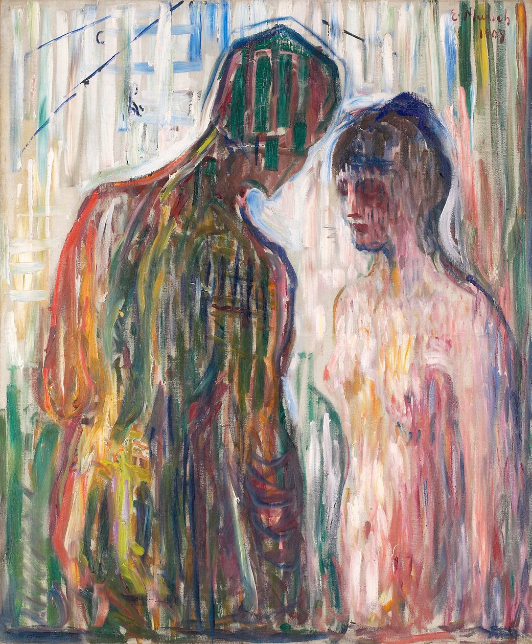 Amor og Psyche af Edvard Munch