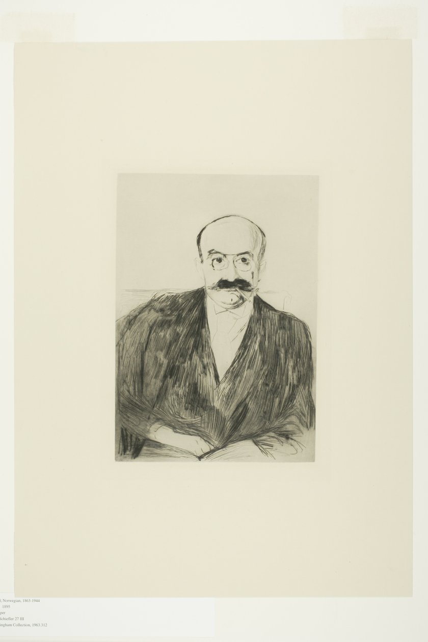 Dr. Max Asch af Edvard Munch