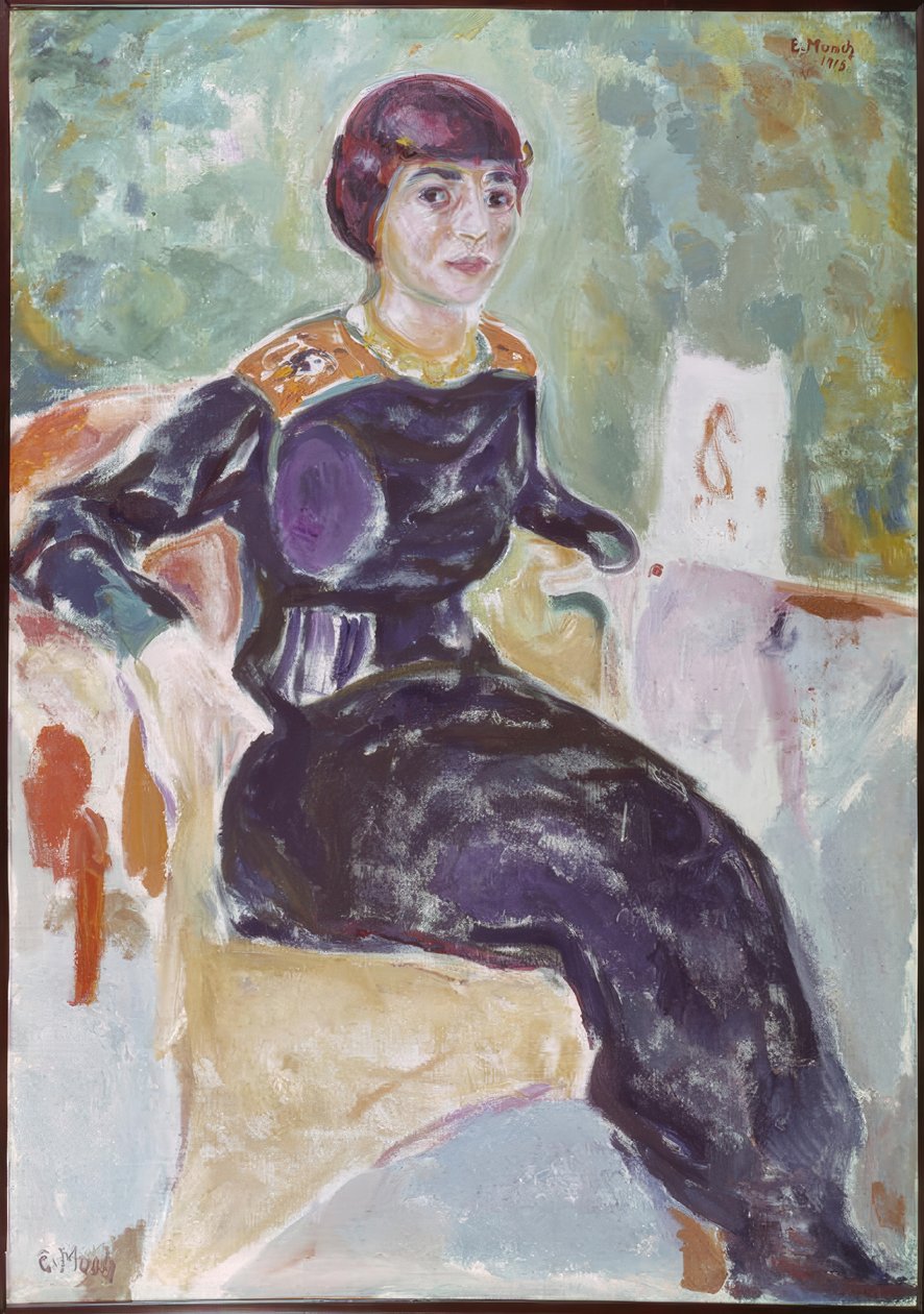 Elsa Glaser af Edvard Munch