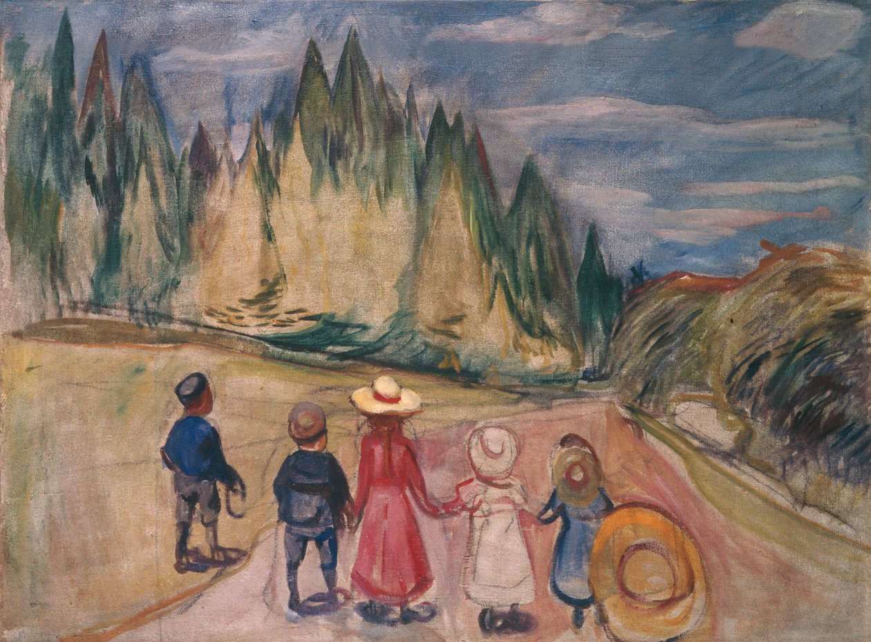 Eventyrlig skov af Edvard Munch
