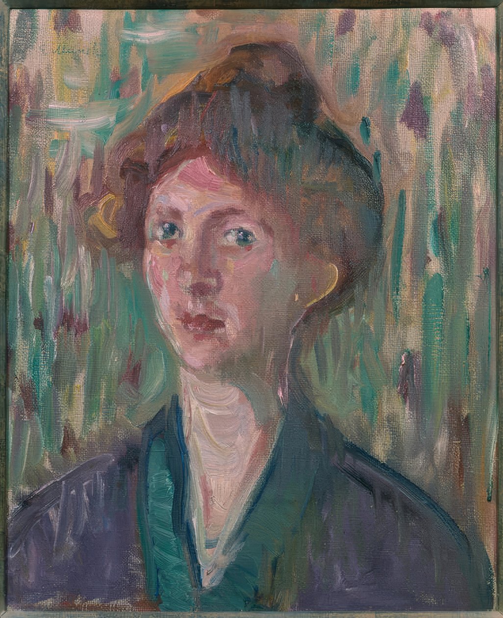 Portræt af en kvinde af Edvard Munch