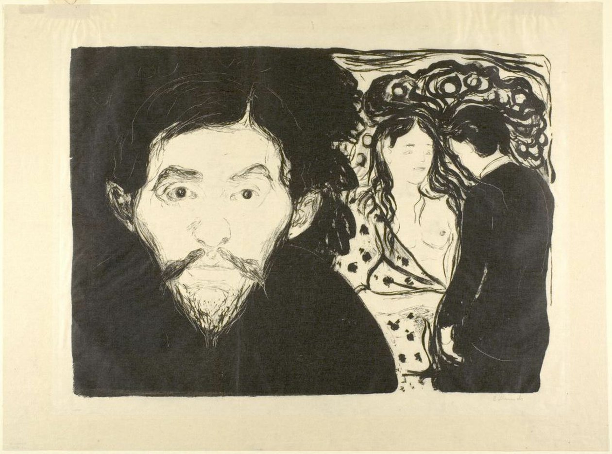 Jalousi I af Edvard Munch