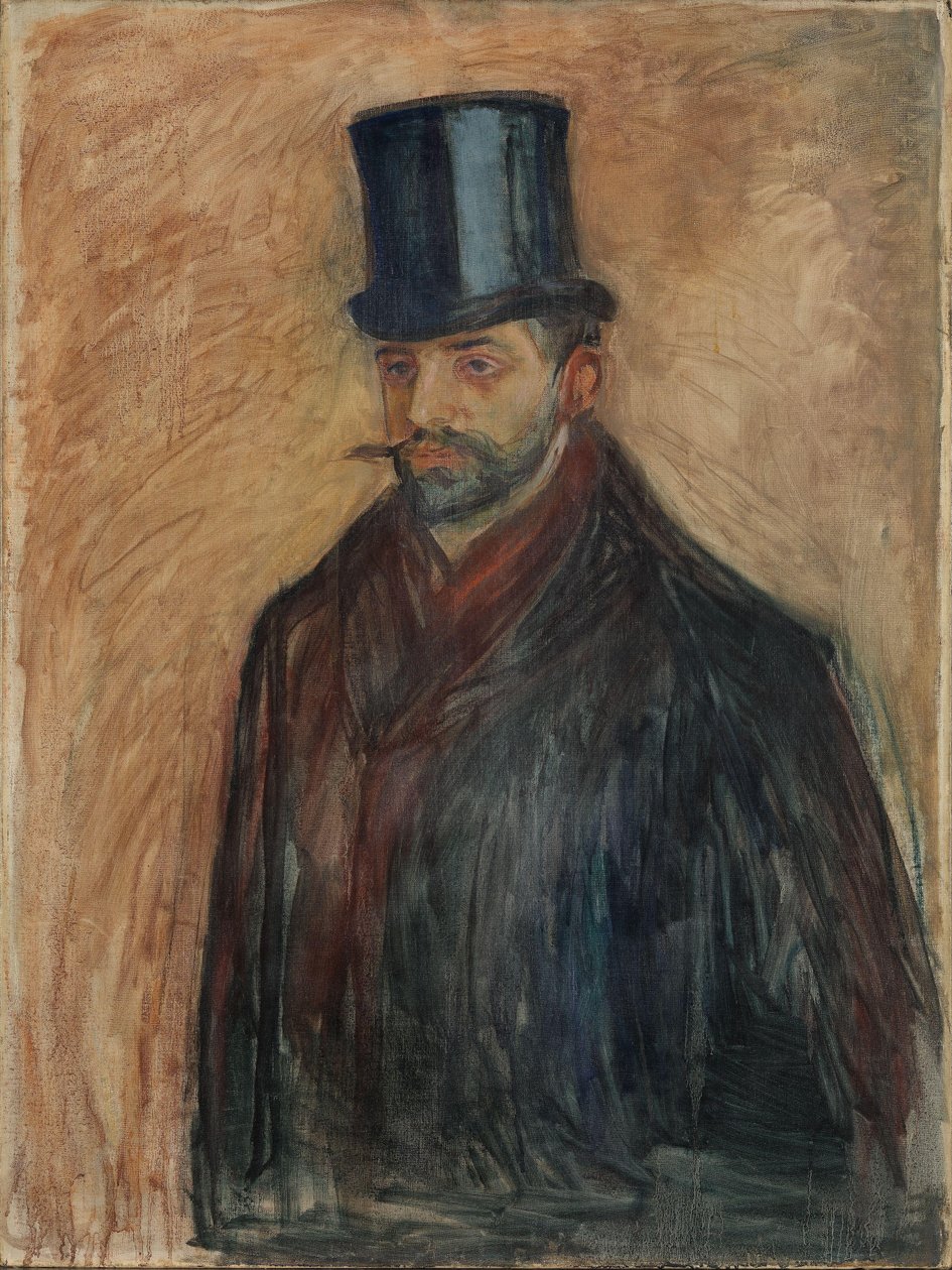Julius Meier-Graefe, ca. 1894 (olie på lærred) af Edvard Munch