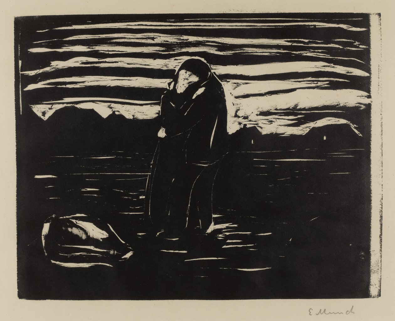 Kys i marken, 1905 af Edvard Munch
