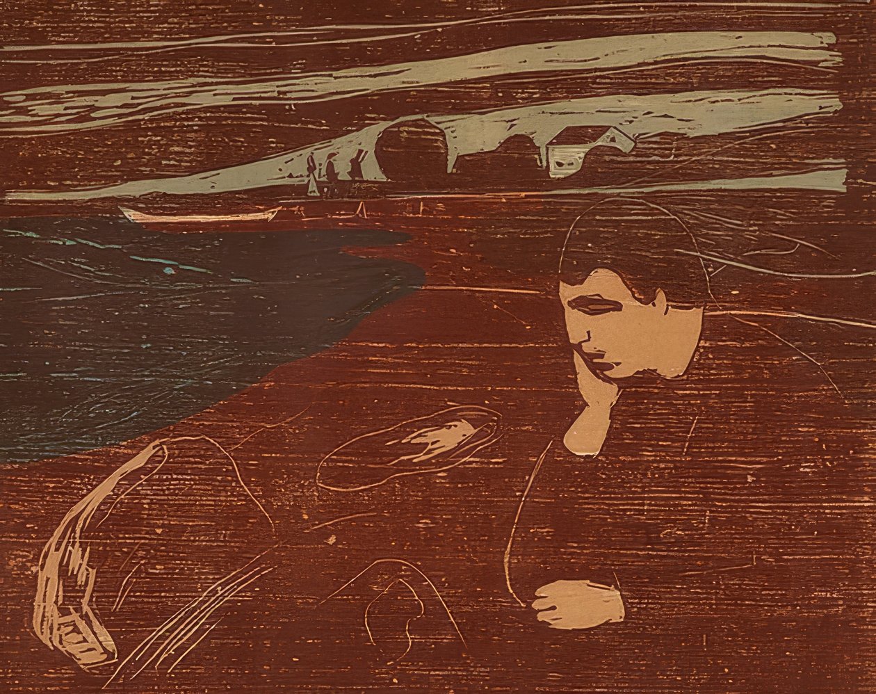 Melankolie III. 1902 af Edvard Munch