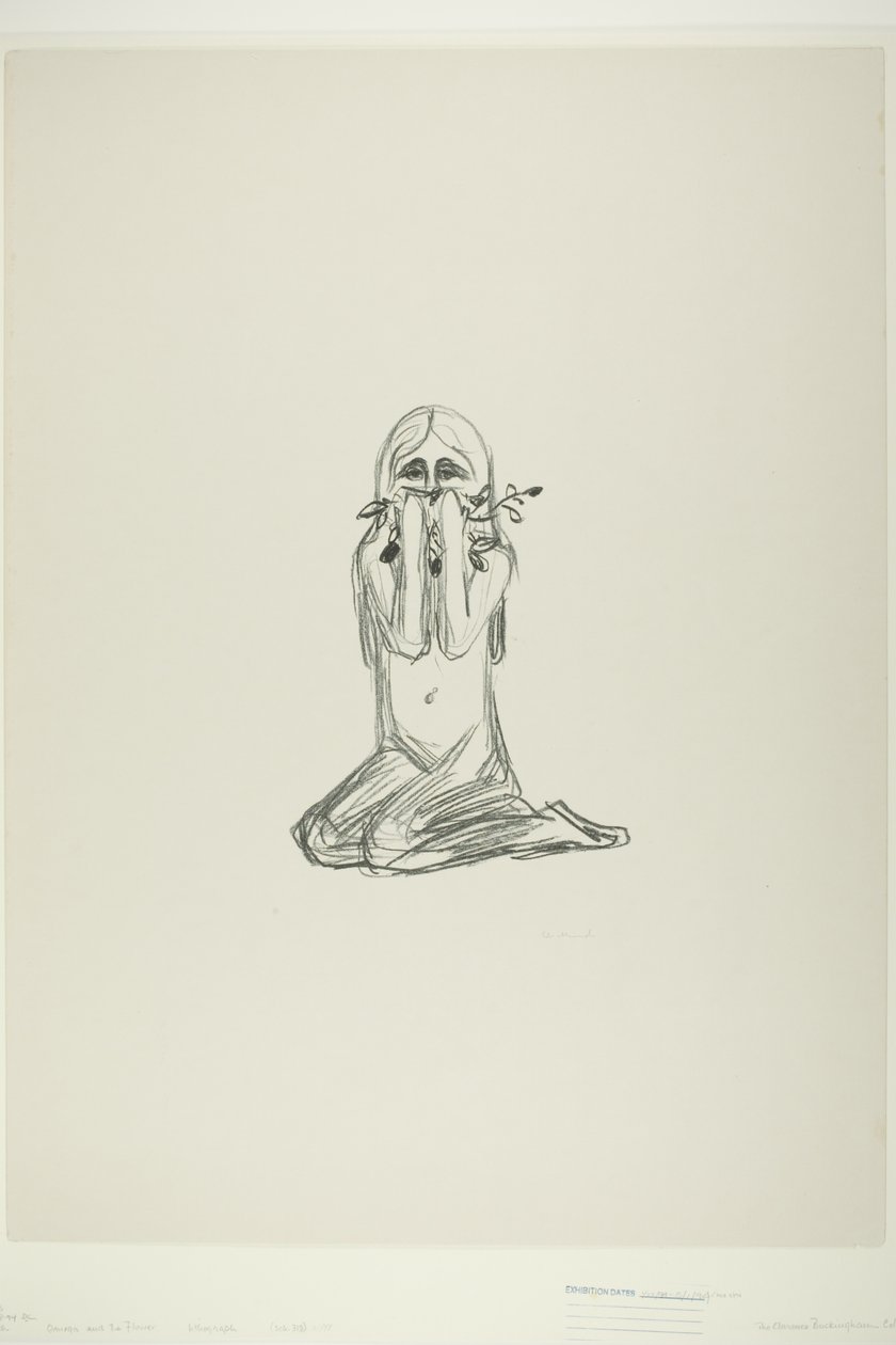 Omega og blomsten af Edvard Munch