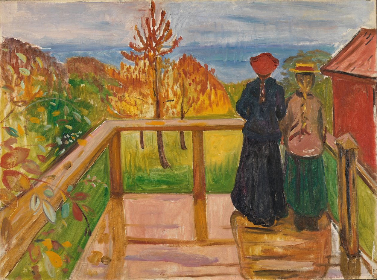 På Verandaen af Edvard Munch