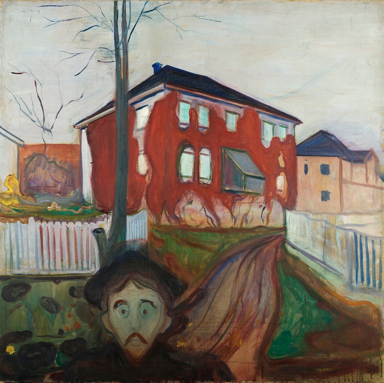 Rød Virginia Creeper af Edvard Munch