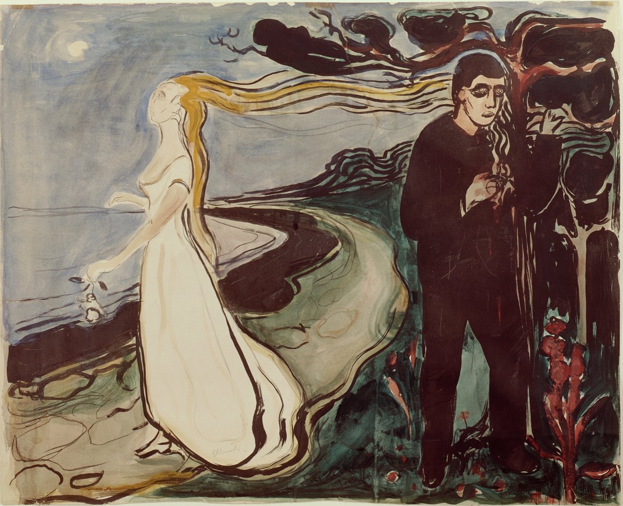 Adskillelse af Edvard Munch
