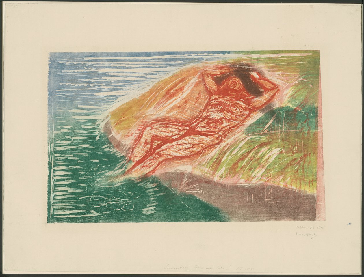 Solbadning I af Edvard Munch