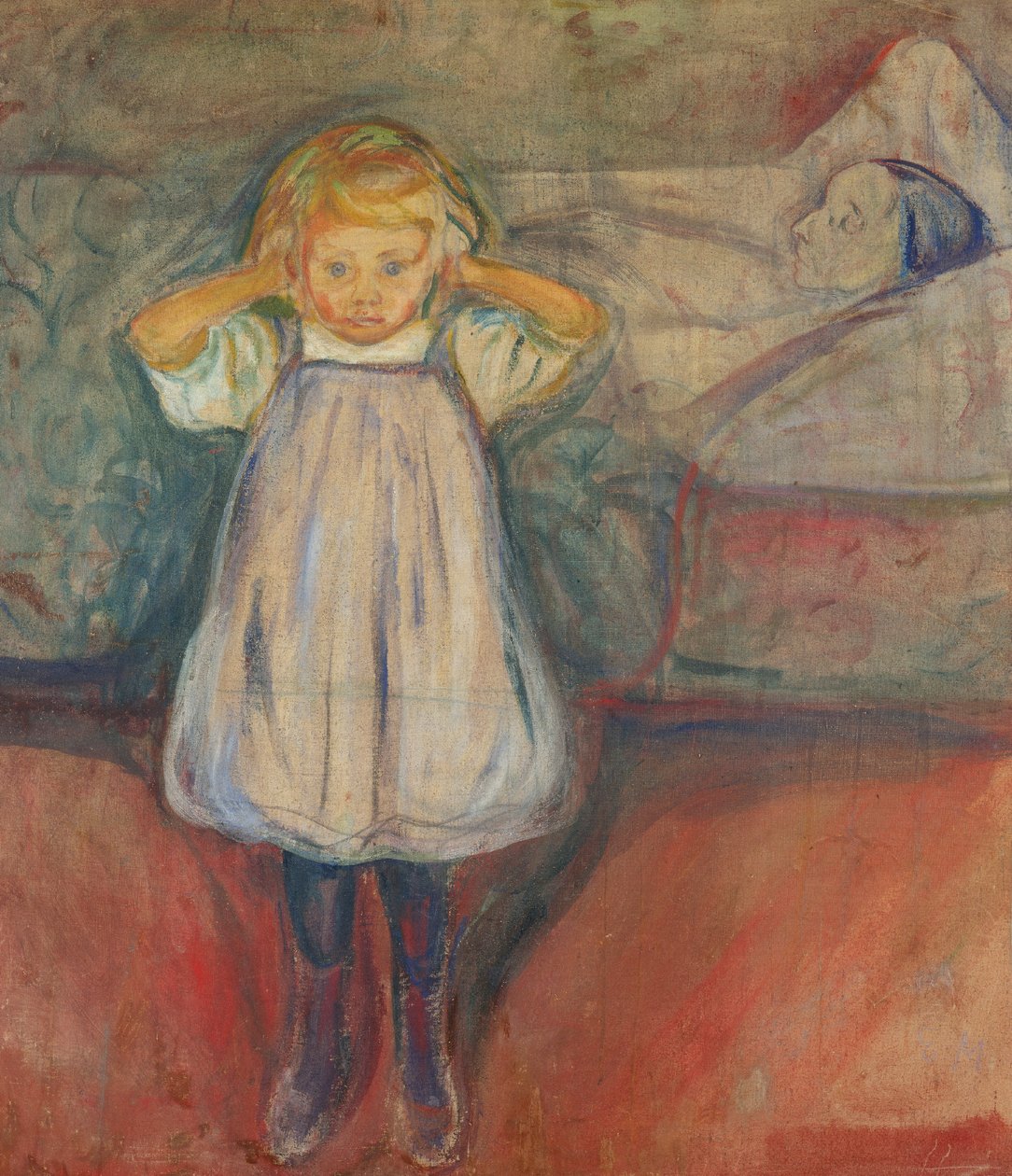 Barnet og døden af Edvard Munch