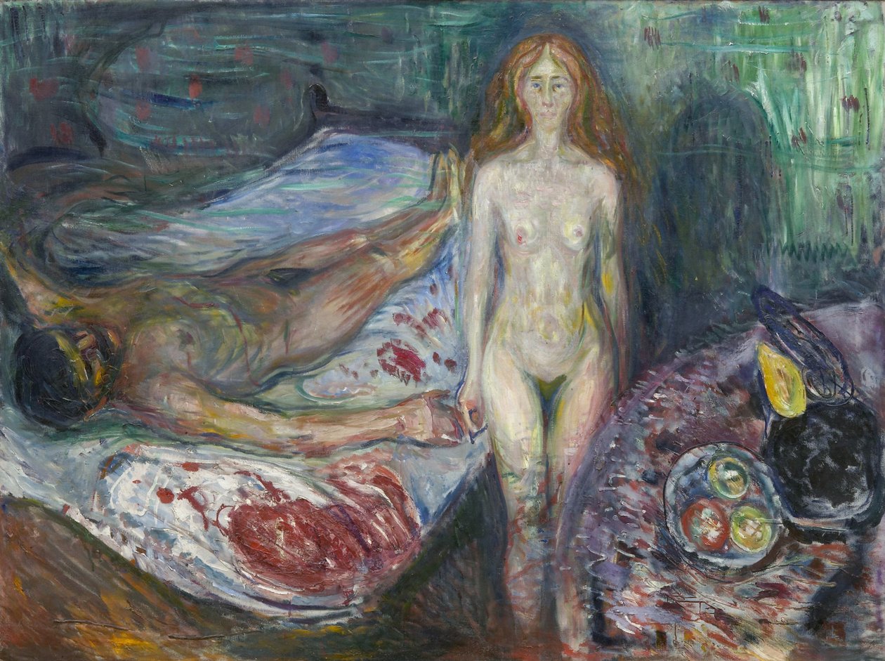 Marats død af Edvard Munch