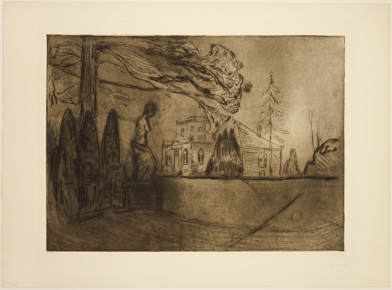 Haven om natten af Edvard Munch