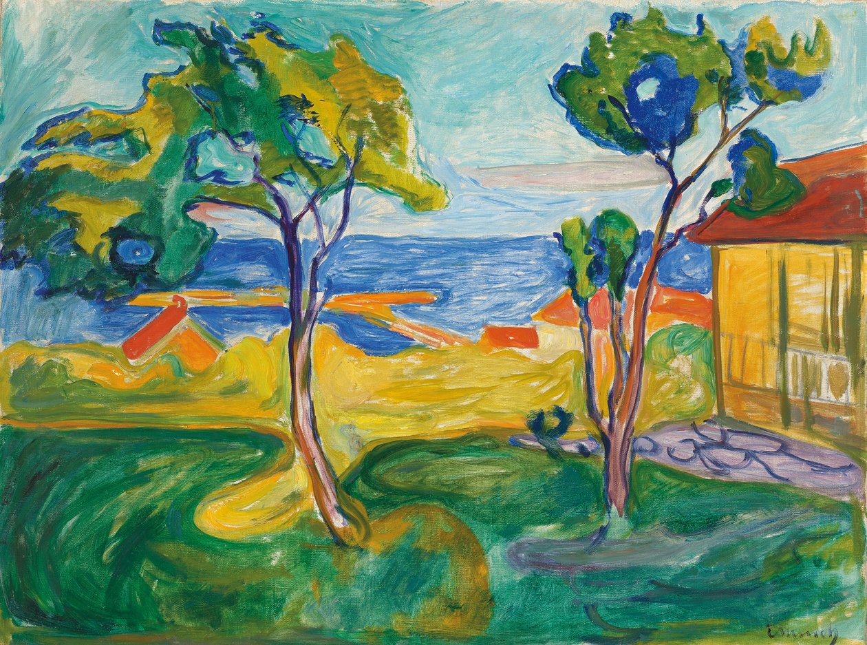 Haven i Åsgårdstrand af Edvard Munch