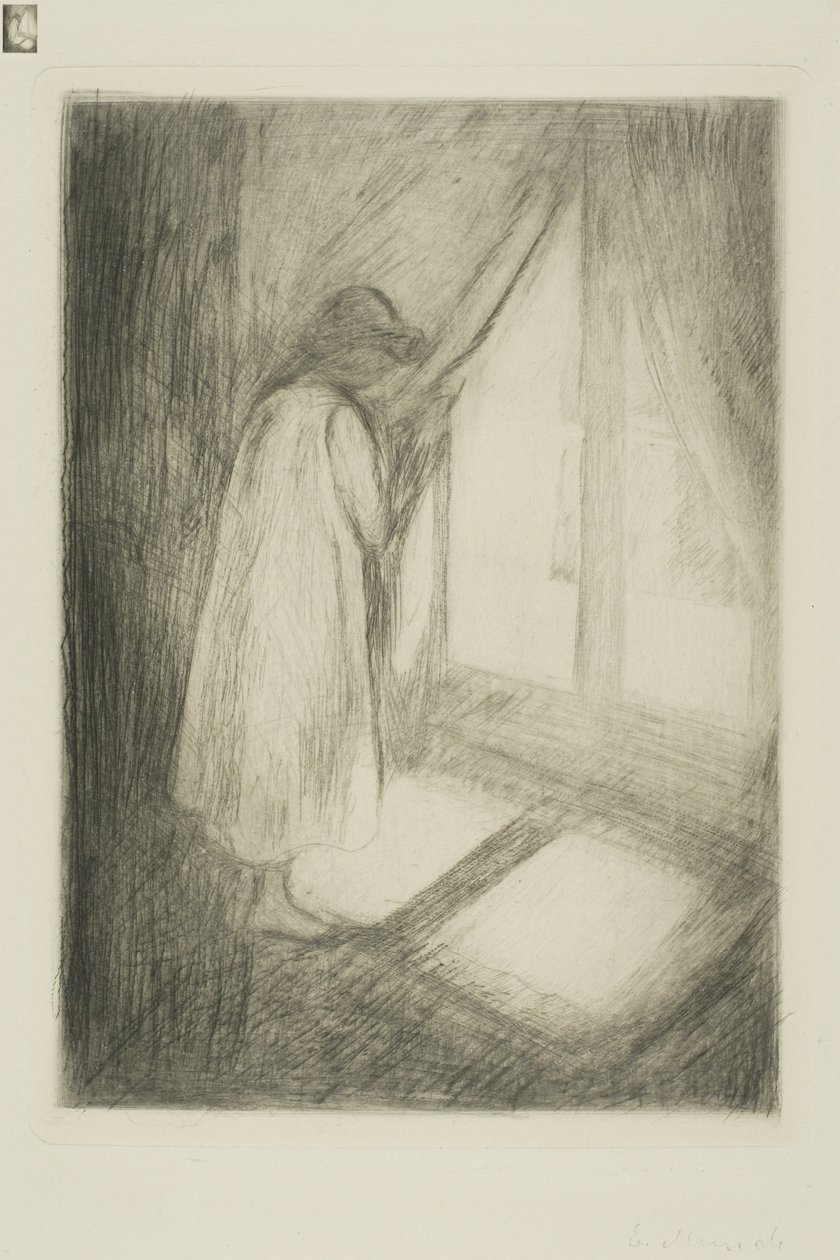 Pigen ved vinduet af Edvard Munch