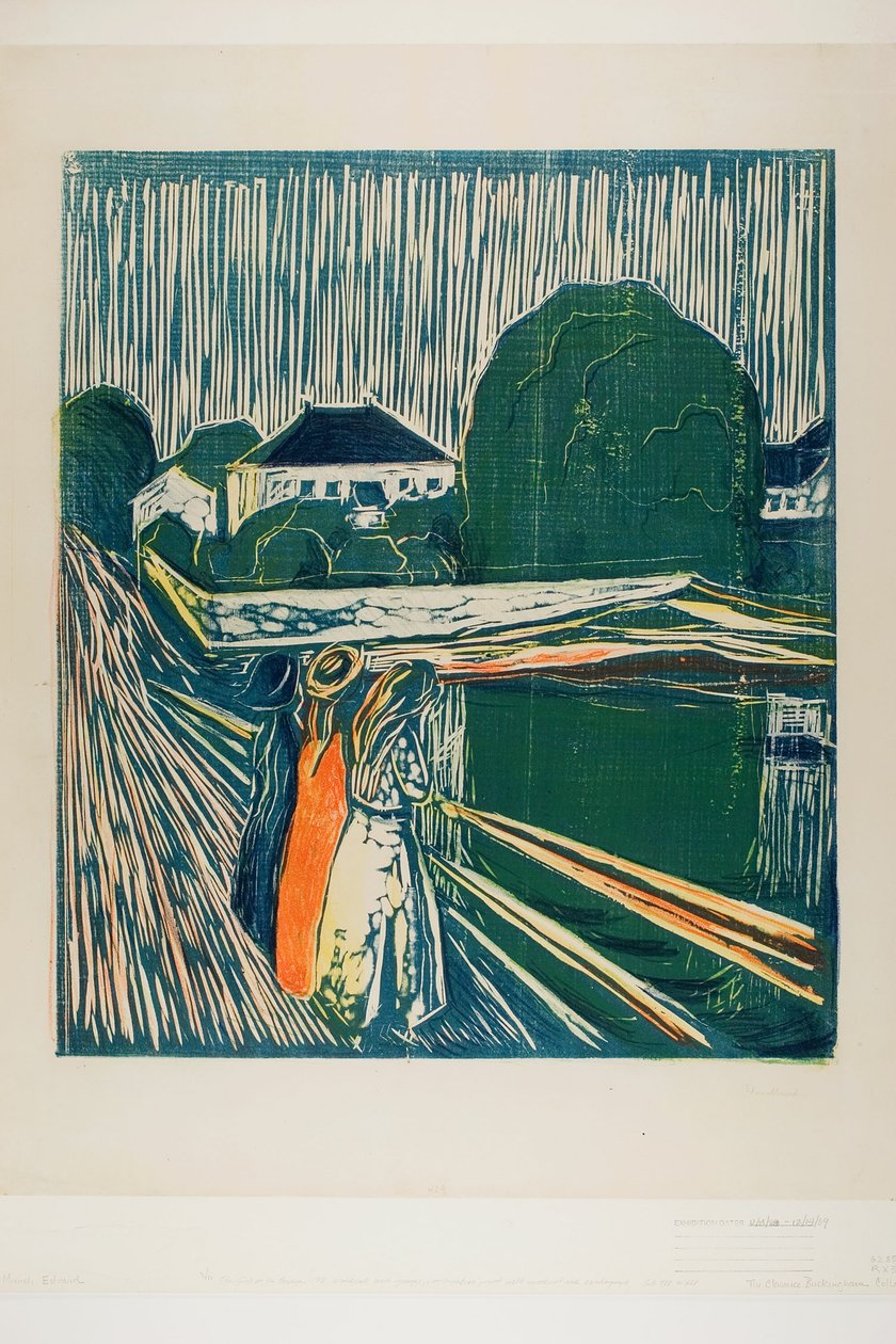 Pigerne på broen af Edvard Munch