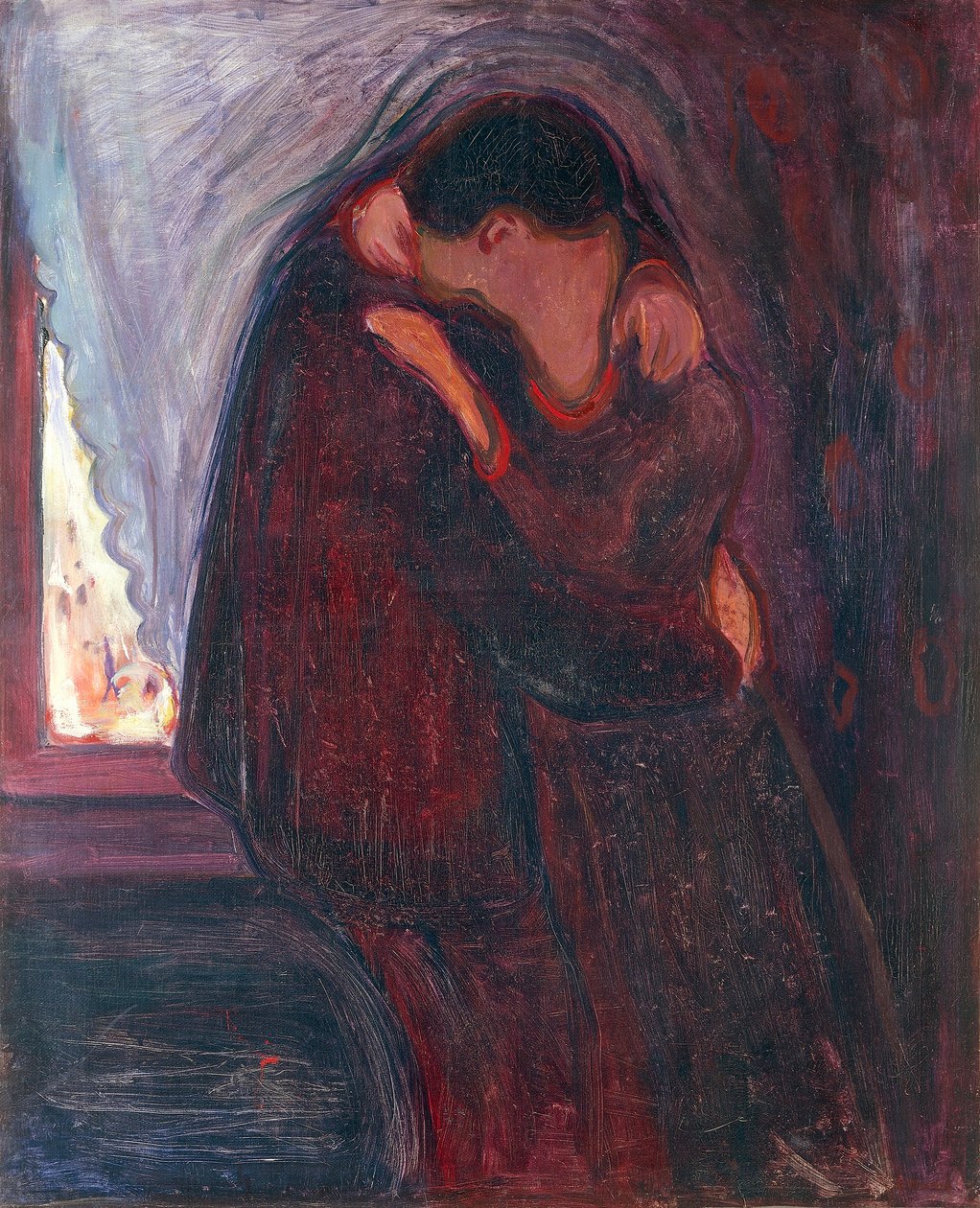 Kysset af Edvard Munch