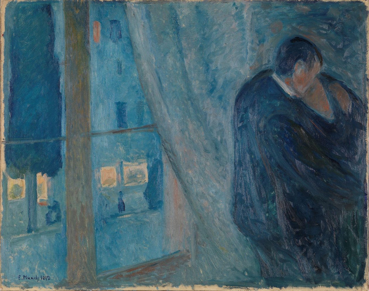 Kysset af Edvard Munch