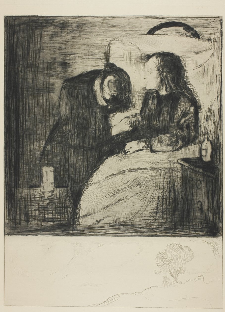 Det syge barn af Edvard Munch