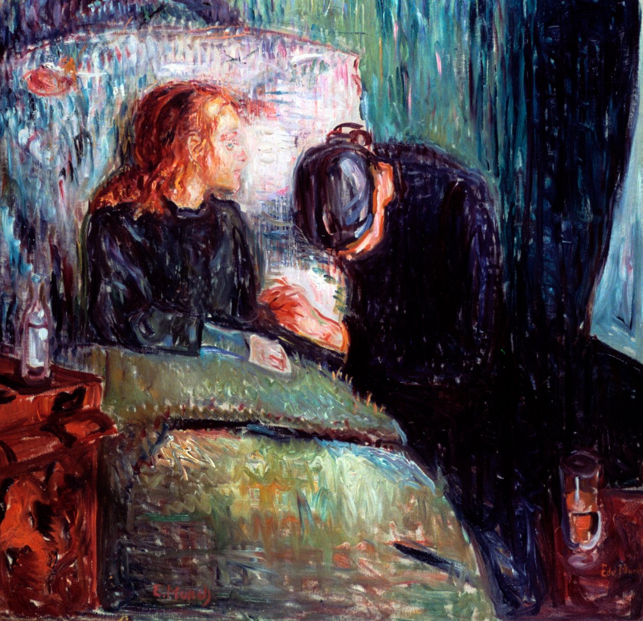 Det syge barn, 1907 af Edvard Munch