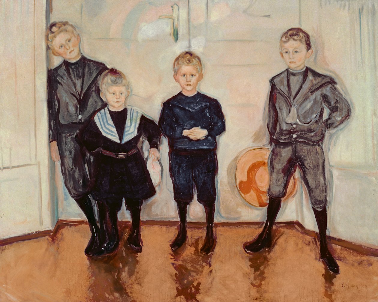 De fire sønner af Dr. Max Linde af Edvard Munch