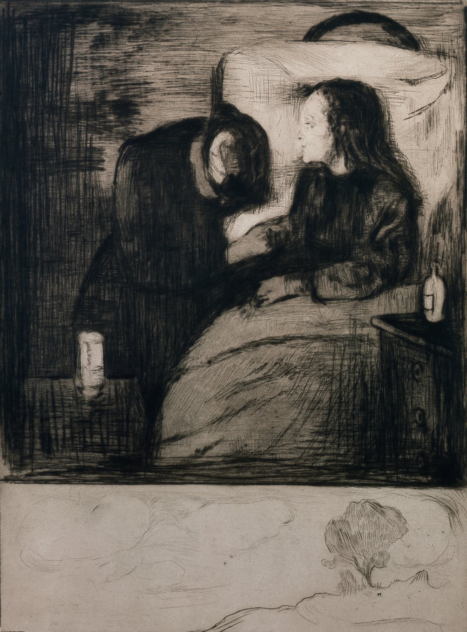 Det syge barn af Edvard Munch