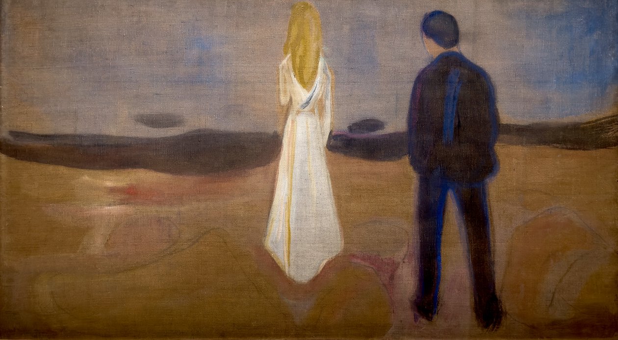 To mennesker (enspænderne) af Edvard Munch