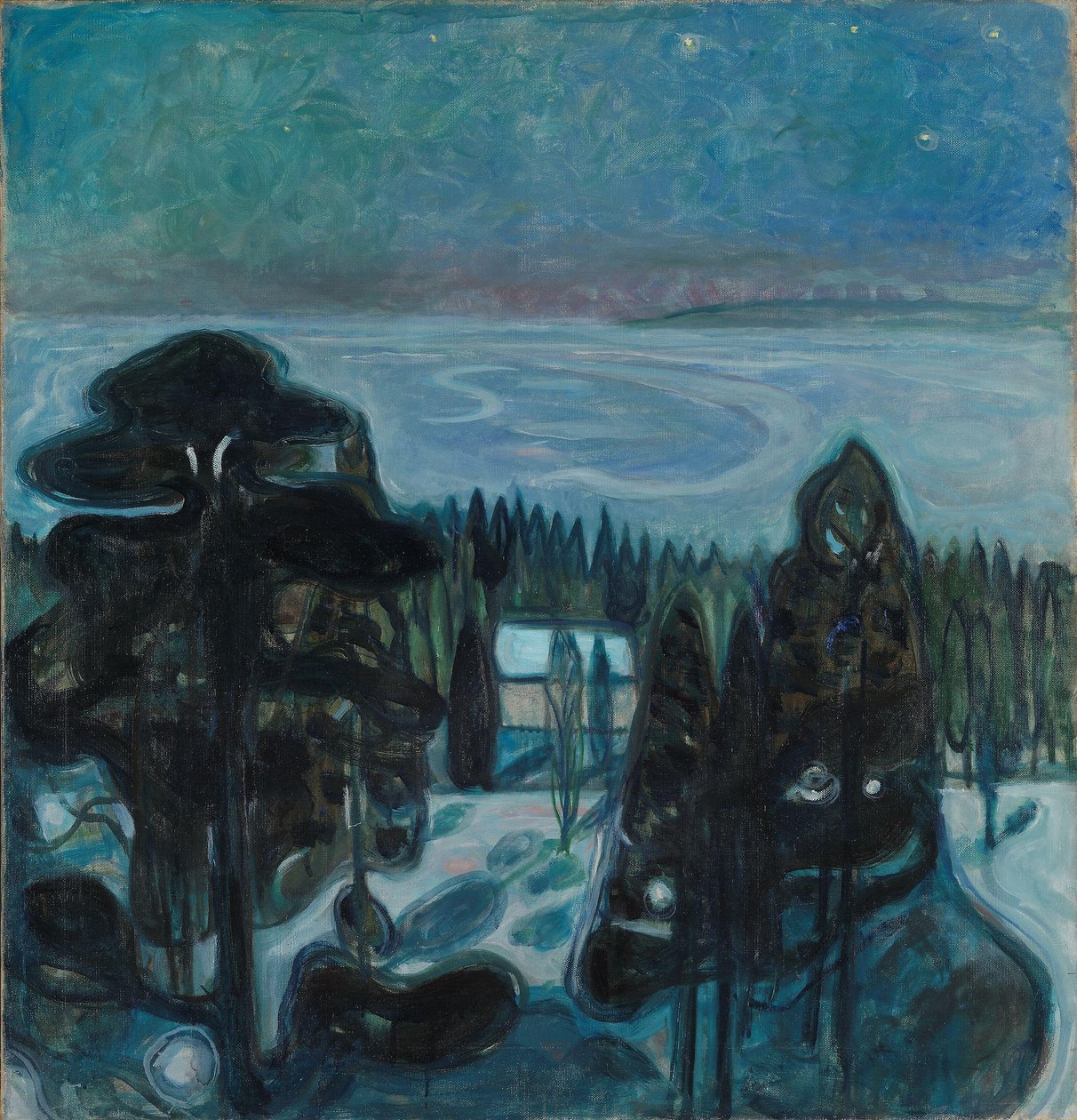 Hvid nat af Edvard Munch