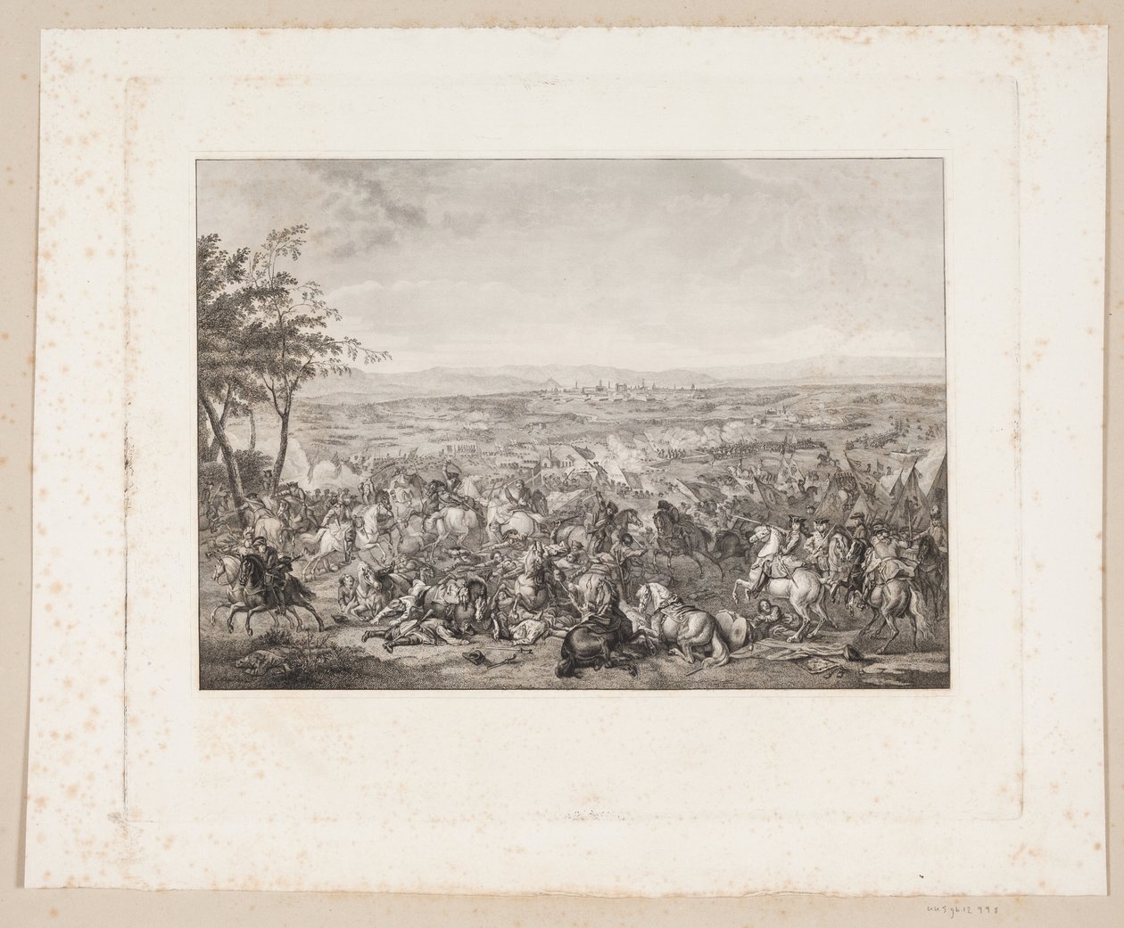 Slaget ved Turin 1706 af Edvard Sonne