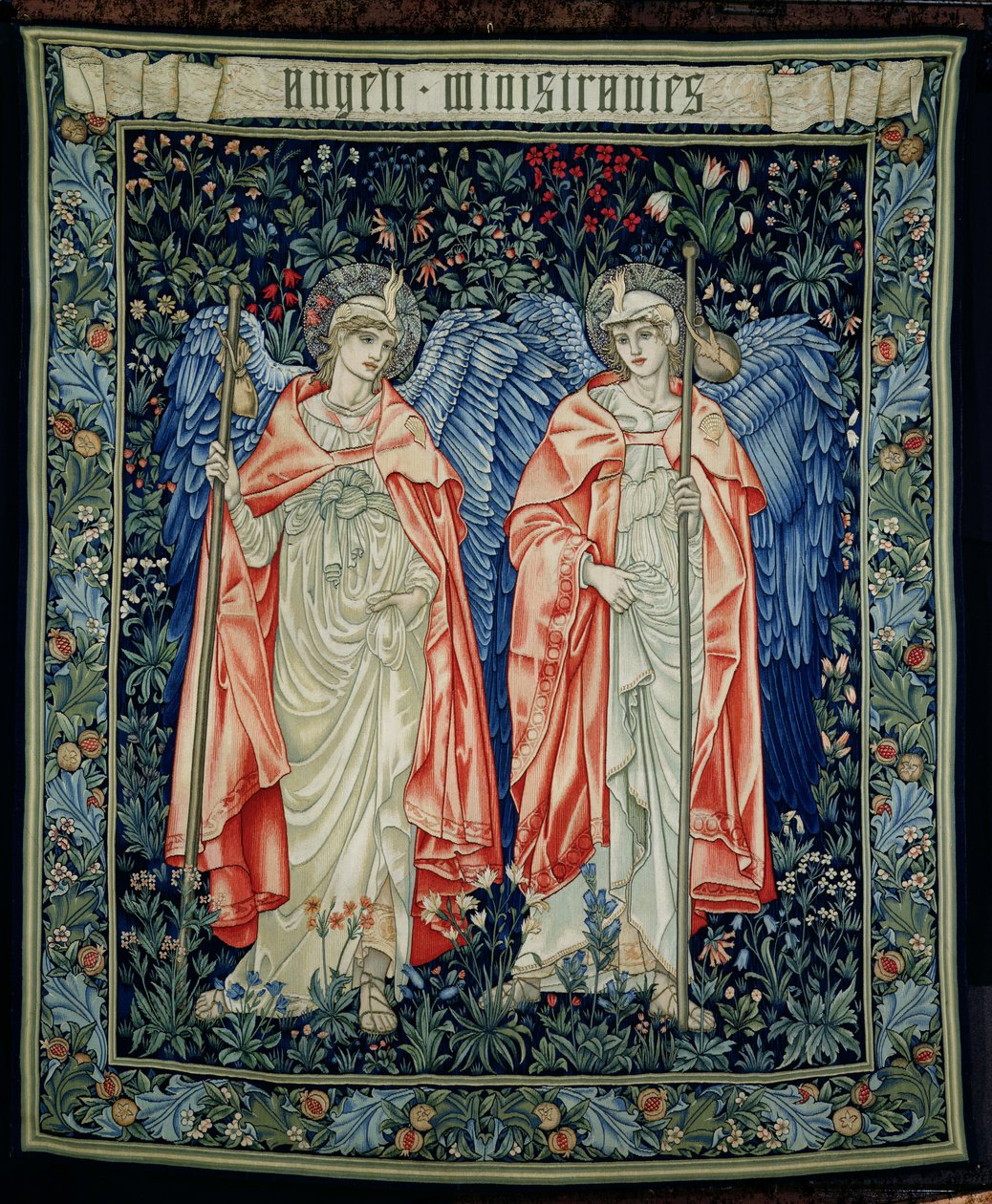 Angeli Ministrantes, 1894 (gobelin) af William Morris