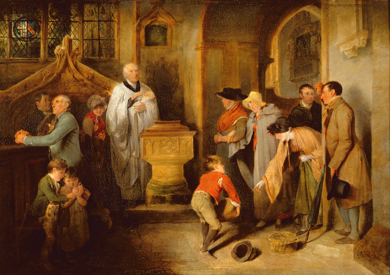 Dåben (bestyrelsen) af Edward Bird