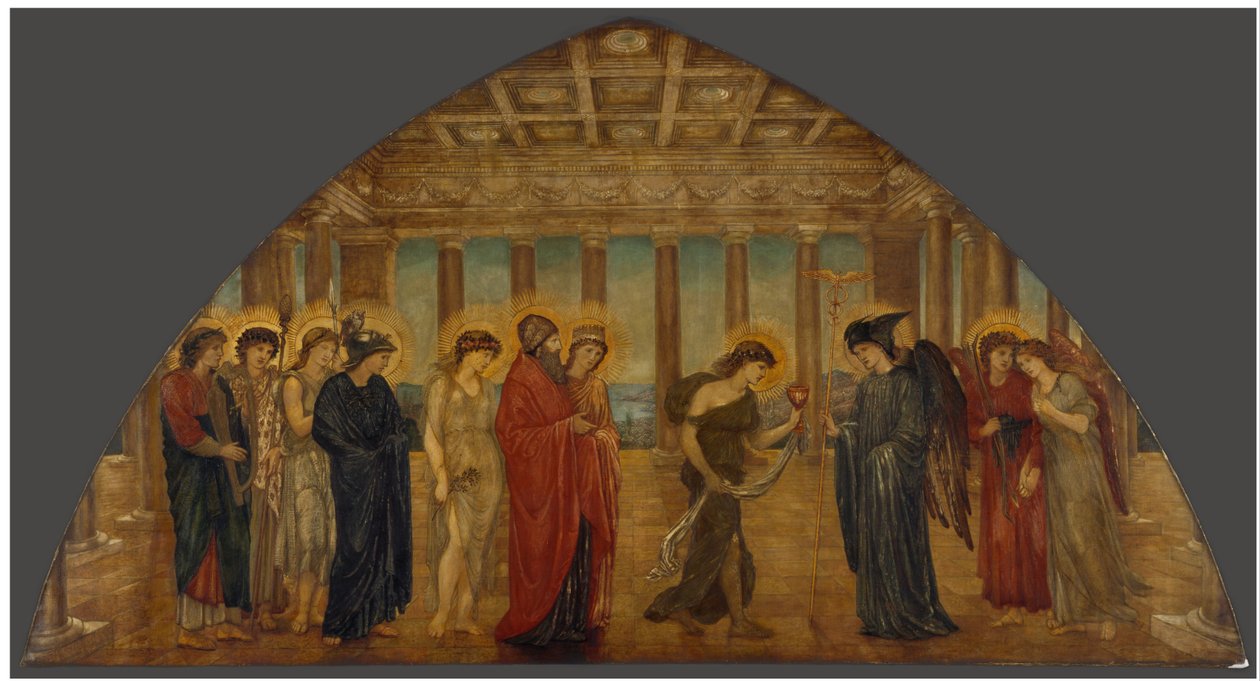 Amor og Psyke af Edward Burne Jones